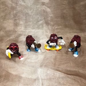 Vintage California Raisins set of 4 from 1980s